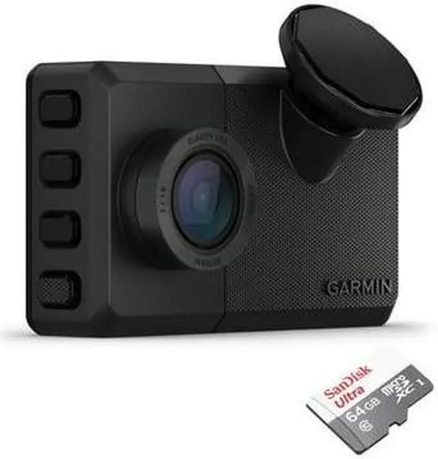Main image of Garmin Dash Cam Live Bundle with 64GB 100MB/s UHS-I Class 10 microSDHC Card