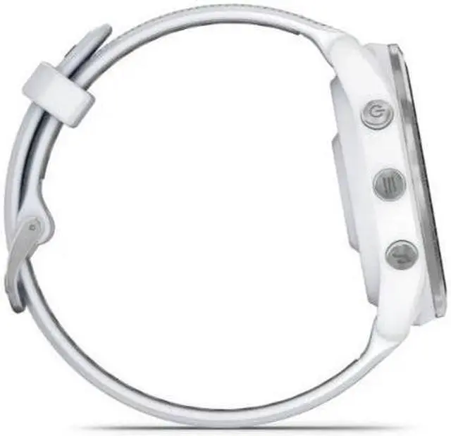 Alt view image 17 of 18 - Garmin Forerunner 965 Smartwatch - Whitestone/Powder Gray