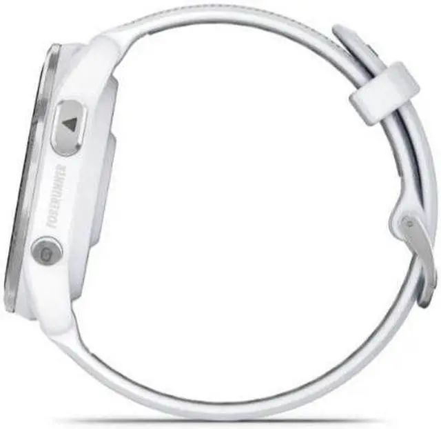 Alt view image 18 of 18 - Garmin Forerunner 965 Smartwatch - Whitestone/Powder Gray