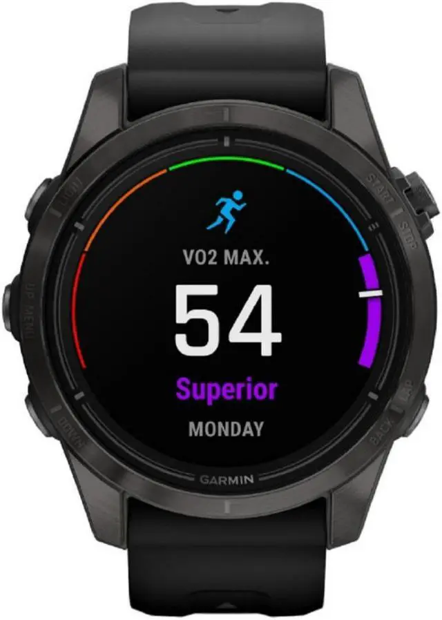 Alt view image 2 of 7 - Garmin epix Pro Gen 2 Sapphire Edition Smartwatch (Gray) with Accessories Bundle