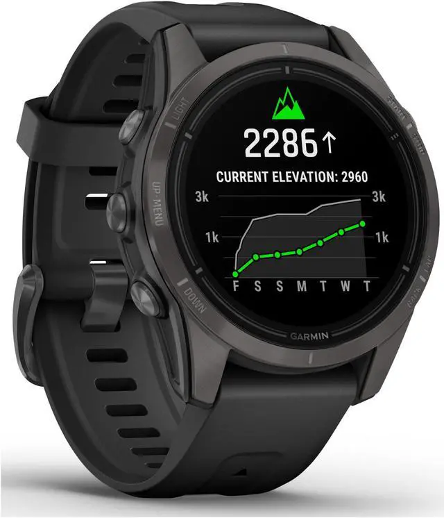 Alt view image 6 of 7 - Garmin epix Pro Gen 2 Sapphire Edition Smartwatch (Gray) with Accessories Bundle