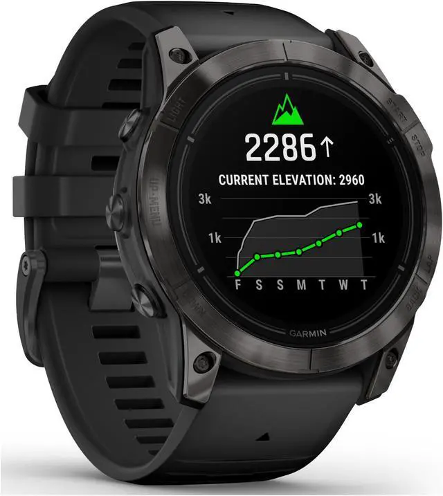 Alt view image 12 of 19 - Garmin epix Pro (Gen 2) Sapphire Edition, 51mm, High Performance Smartwatch, Advanced Training Technology, Built-in Flashlight, Black