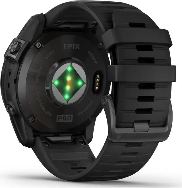 Alt view image 16 of 19 - Garmin epix Pro (Gen 2) Sapphire Edition, 51mm, High Performance Smartwatch, Advanced Training Technology, Built-in Flashlight, Black