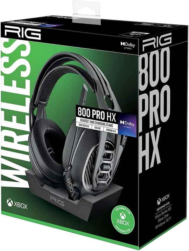 Alt view image 2 of 7 - RIG 800 PRO HX Wireless Gaming Headset and Base Station for Xbox and PC