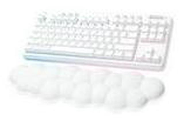 Alt view image 18 of 20 - Logitech G715 Wireless Mechanical Gaming Keyboard with LIGHTSYNC RGB Lighting, Lightspeed, Tactile Switches (GX Brown), and Keyboard Palm Rest, PC and Mac Compatible, White Mist