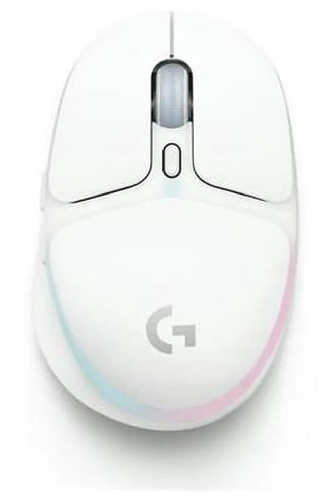 Alt view image 16 of 20 - Logitech G705 Wireless Gaming Mouse, Customizable LIGHTSYNC RGB Lighting, Lightspeed Wireless, Bluetooth Connectivity, Lightweight, PC/Mac/Laptop - White Mist