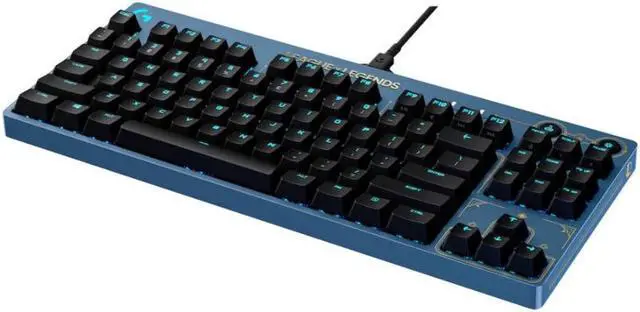 Alt view image 4 of 7 - Logitech G PRO Gaming Keyboard (League of Legends Edition) with Webcam Bundle