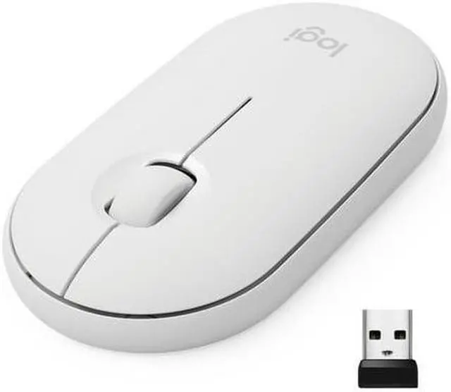 Alt view image 15 of 20 - Logitech Pebble M350 Mouse Rf Wireless+Bluetooth Optical 1000 Dpi Ambidextrous