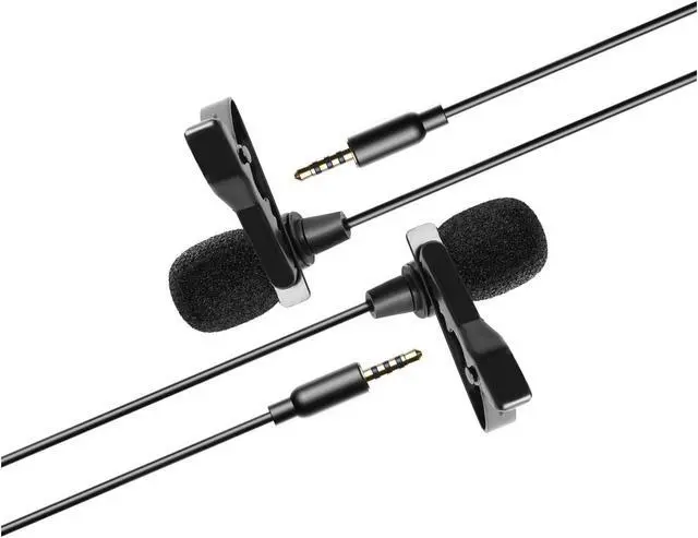 Main image of Knox Gear Omnidirectional Condenser Lavalier Microphone (Multi-Pack)