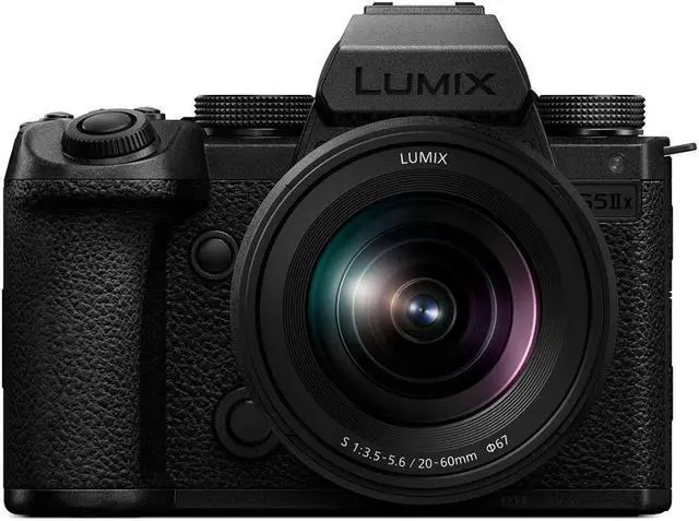Alt view image 3 of 7 - Panasonic Lumix S5 IIX Mirrorless Camera with 20-60mm Lens bundle