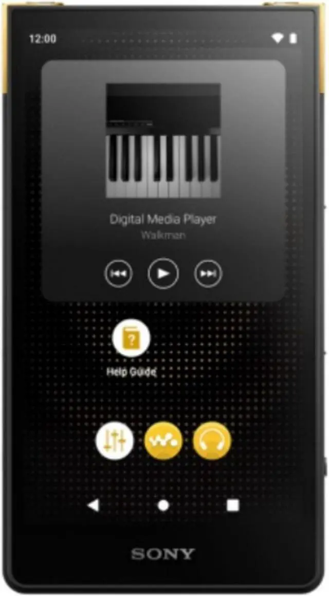 Alt view image 3 of 9 - Sony NW-ZX707 Walkman 64GB Hi-Res Portable Digital Music Player with Android, Large 5.0" (diag) Touchscreen Display, up to 24 Hour Battery, Wi-Fi & Bluetooth and USB Type-C  Black NW-ZX707/B