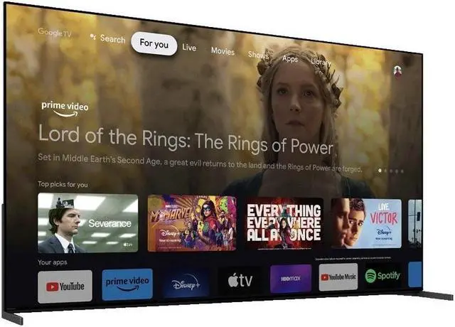 Alt view image 9 of 13 - Sony XR55A95L 55" QD-OLED 4K UHD Smart Google TV with AI Upscaling (2023)