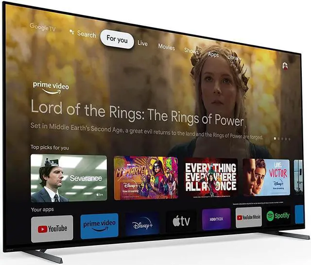 Alt view image 14 of 20 - Sony 55 Class BRAVIA XR A80L 4K HDR OLED TV Smart Google TV XR55A80L- 2023 Model