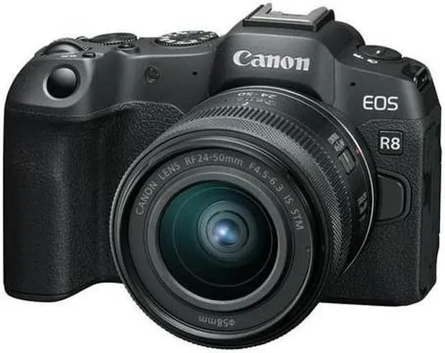 Alt view image 4 of 20 - Canon EOS R8 Full-Frame Mirrorless Camera w/RF24-50mm F4.5-6.3 is STM Lens