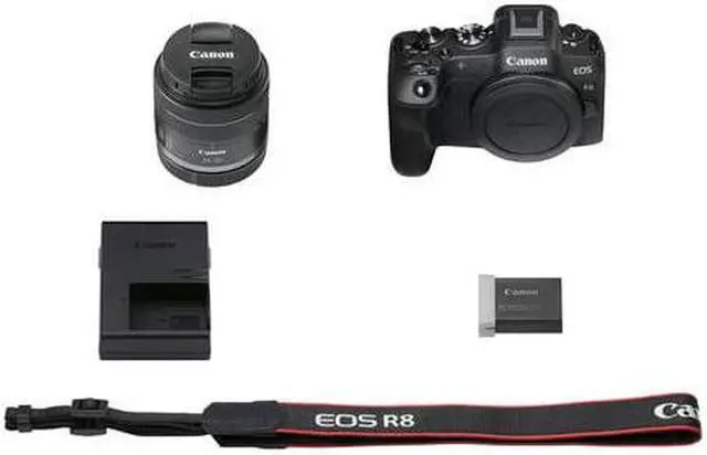 Alt view image 9 of 20 - Canon EOS R8 Full-Frame Mirrorless Camera w/RF24-50mm F4.5-6.3 is STM Lens