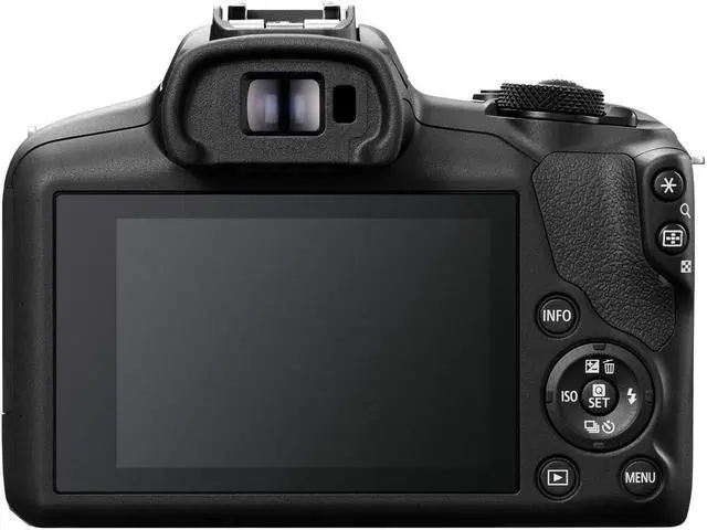 Alt view image 6 of 9 - Canon EOS R100 RF-S18-45mm F4.5-6.3 is STM Lens Kit, Mirrorless Camera, RF Mount, 24.1 MP, Continuous Shooting, Eye Detection AF, Full HD Video, 4K, Lightweight, Wi-Fi, Bluetooth, Content Creation