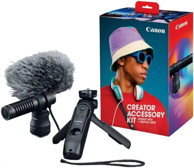 Main image of Canon Creator Lightweight Accessory Kit for Crisp Audio, Shake Free Videos