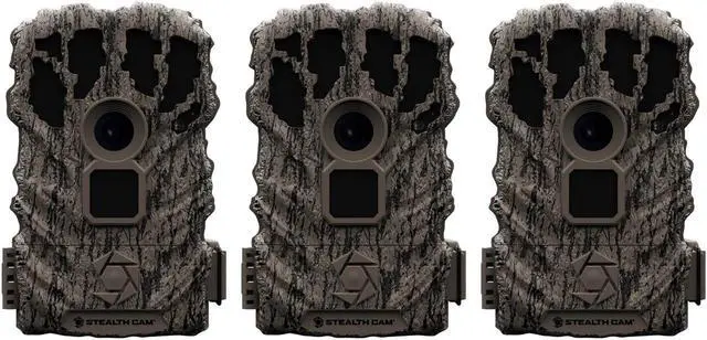 Alt view image 2 of 6 - Stealth Cam Browtine 14MP Camera (3-Pack) Bundle