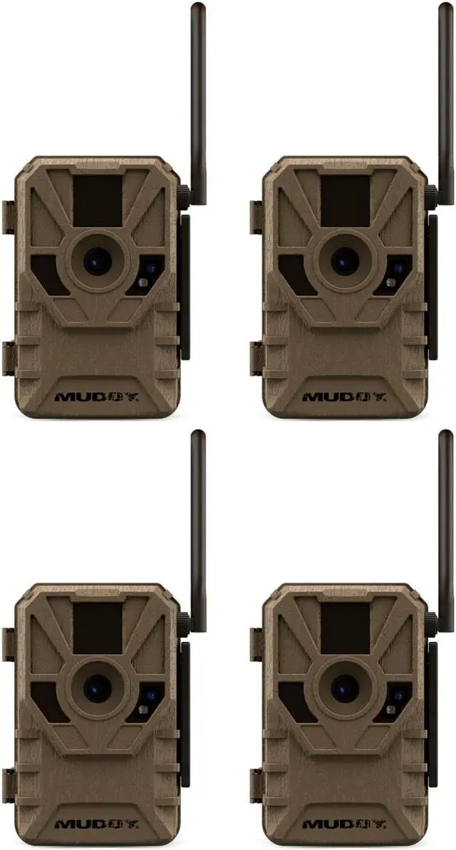 Alt view image 2 of 7 - Muddy Manifest Cellular Camera (AT&T) Security and Power Bundle (4-Pack)