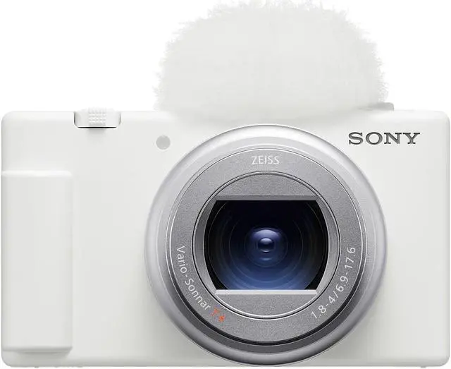 Alt view image 7 of 19 - Sony ZV-1 II Vlog Camera for Content Creators and Vloggers (White)