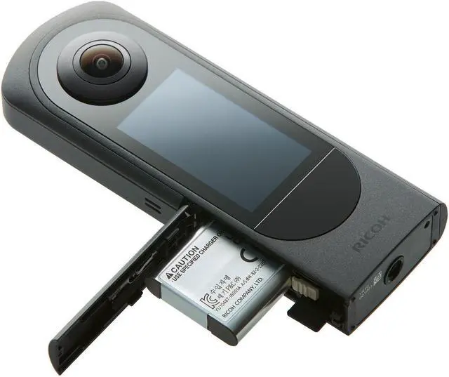 Alt view image 2 of 7 - Ricoh Theta X 360-Degree Camera with Lens Cap for Theta X and Photo Software