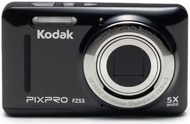 Alt view image 2 of 6 - KODAK PIXPRO Friendly Zoom FZ53 Digital Camera (Black) and 16GB SD Card Bundle