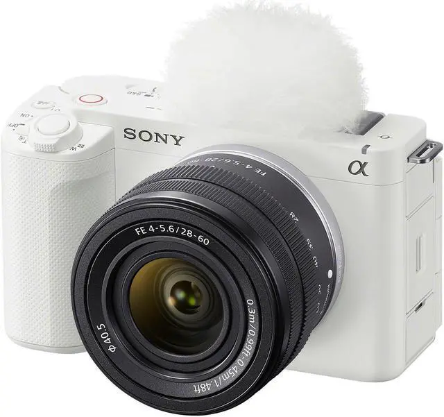 Alt view image 13 of 20 - Sony ZV-E1 Mirrorless Camera with 28-60mm Lens (White)
