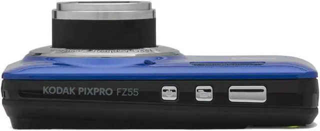 Alt view image 7 of 7 - Kodak PIXPRO Friendly Zoom FZ55 Digital Camera (Blue) with Case and Memory Card