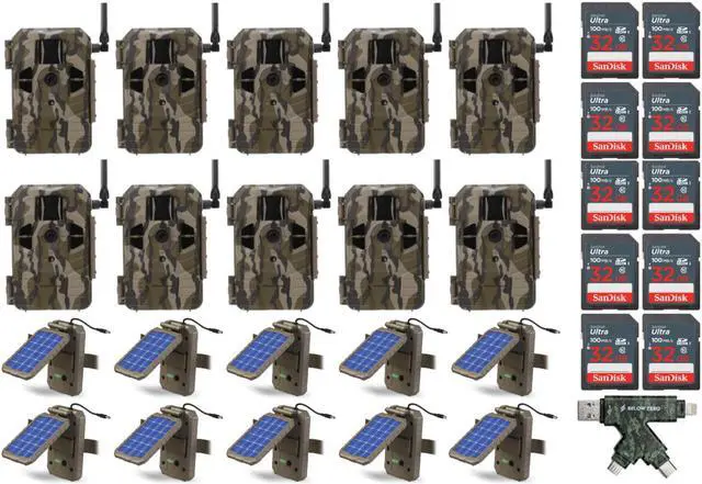 Main image of Stealth Cam Connect Cellular Trail Camera (AT&T) with 32GB Card Bundle (10-Pack)