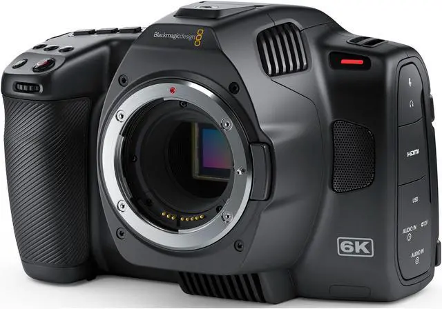 Alt view image 2 of 7 - Blackmagic Pocket Cinema Camera 6K G2 (Canon EF) Bundle with 18-35mm Accessories