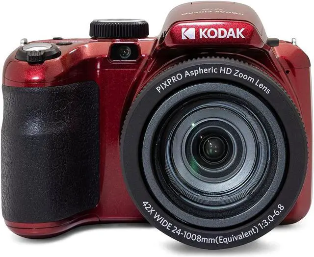 Alt view image 4 of 7 - Kodak Pixpro AZ425 Astro Zoom 20MP Camera With 42x Zoom (Red) with 32GB SD