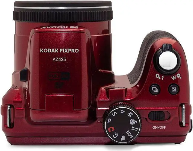 Alt view image 7 of 7 - Kodak Pixpro AZ425 Astro Zoom 20MP Camera With 42x Zoom (Red) with 32GB SD