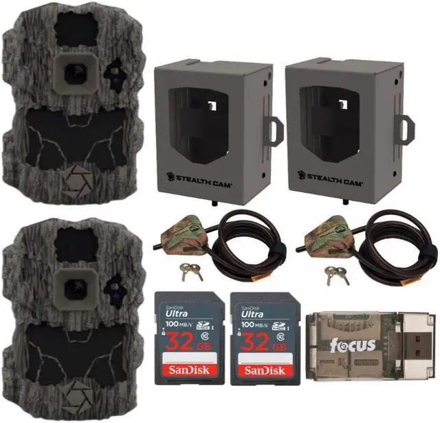 Main image of Stealth Cam DS4K Ultimate Camera with Security Boxes, Cables and SD Cards