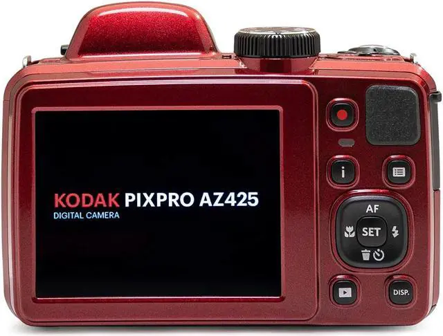 Alt view image 6 of 7 - Kodak Pixpro AZ425 Astro Zoom 20MP Camera With 42x Zoom (Red) with 32GB SD