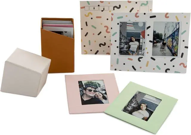 Alt view image 4 of 7 - Focus Camera Instax Mini Postcard Set (20-pack, 10 White/10 Mixed)