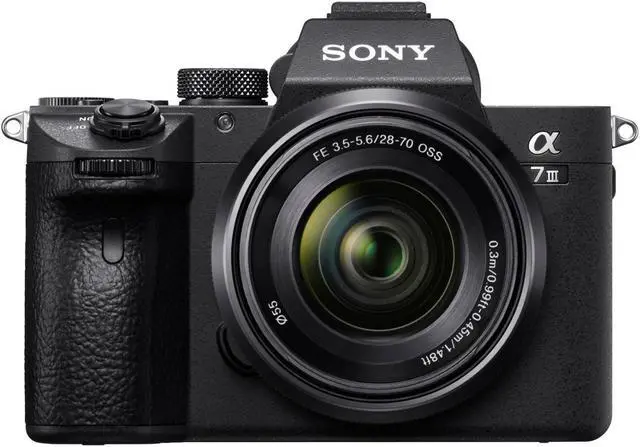 Main image of Sony a7 III Full-frame Mirrorless Interchangeable-Lens Camera with 28-70mm Lens Optical with 3-Inch LCD, Black (ILCE7M3K/B)