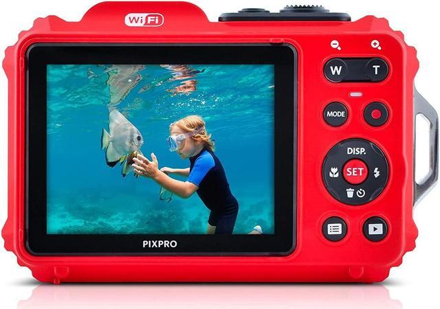 Alt view image 7 of 7 - Kodak Pixpro WPZ2 Waterproof Shockproof 16MP 4x 2.7-Inch LCD Camera (Red) Bundle