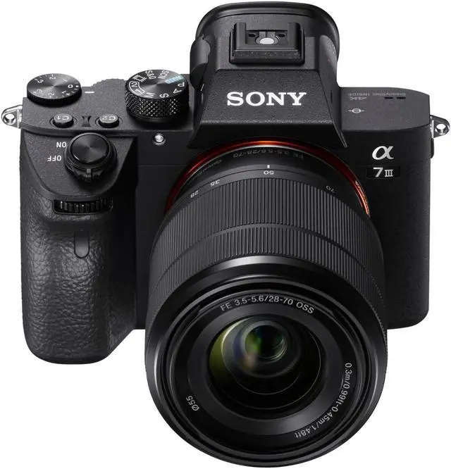 Alt view image 4 of 20 - Sony a7 III Full-frame Mirrorless Interchangeable-Lens Camera with 28-70mm Lens Optical with 3-Inch LCD, Black (ILCE7M3K/B)