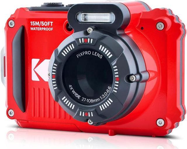 Alt view image 5 of 7 - Kodak Pixpro WPZ2 Waterproof Shockproof 16MP 4x 2.7-Inch LCD Camera (Red) Bundle