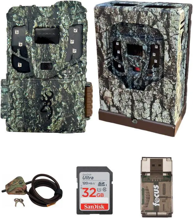 Main image of Browning Pro Scout Max HD Cellular TrailCamera, Sec/Box, LockCable 32GB M/CRD,CR
