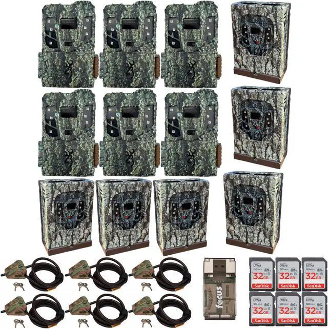 Main image of Browning 6PK Pro Scout Max HD Cell TrailCamera, Sec/Box, LockCable 32GB M/CRD,CR