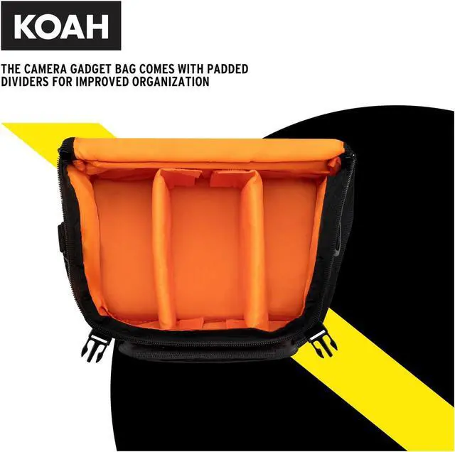Alt view image 7 of 7 - Koah Roebling Street Camera System Gadget Bag with Accessory & Cleaning Kit