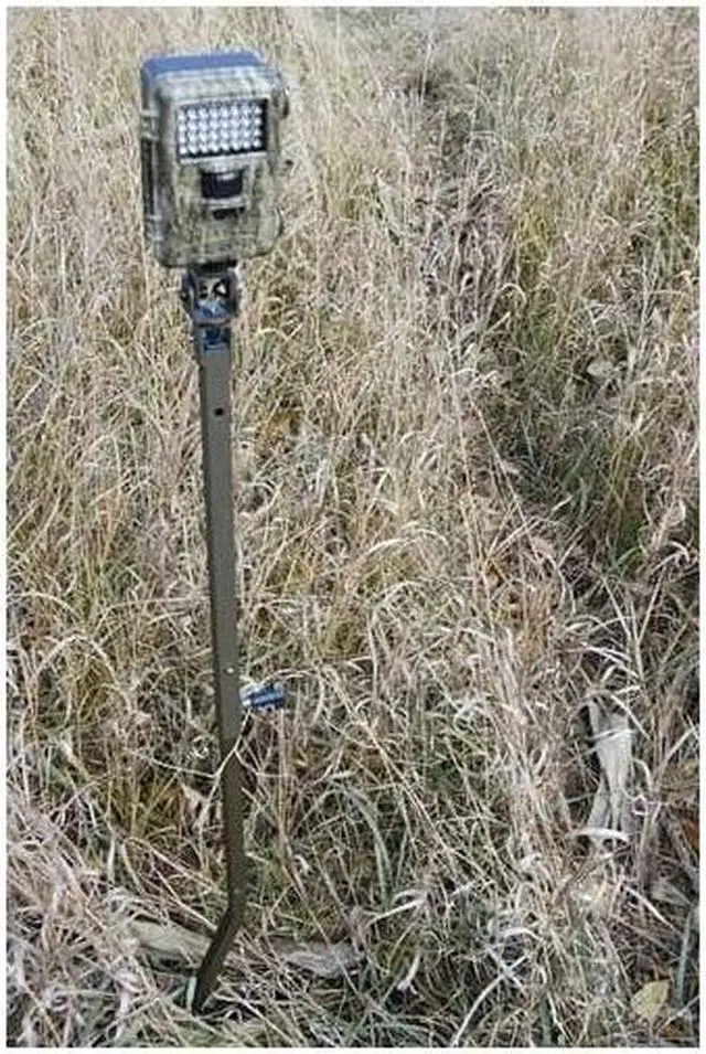 Alt view image 6 of 6 - Stealth Cam Browtine 14MP Trail Camera Ground Post Starter Bundle