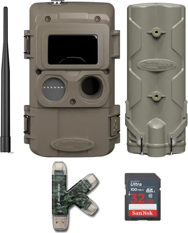 Alt view image 3 of 7 - Cuddeback CuddeLink Wireless, LowGlow IR LED Camera (LL-2A) with PW-001 and Card