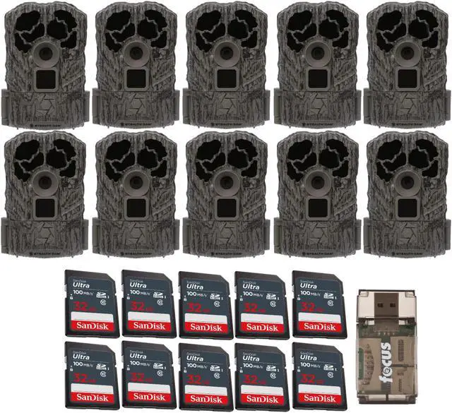 Main image of Stealth Cam Browtine 16MP Trail Camera w/32GB SD Card and Card Reader 10-Pack)