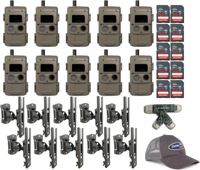 Alt view image 2 of 7 - Cuddeback CuddeLink Wireless Trail Camera w/Mount, and SD Card Bundle (10 Pack)