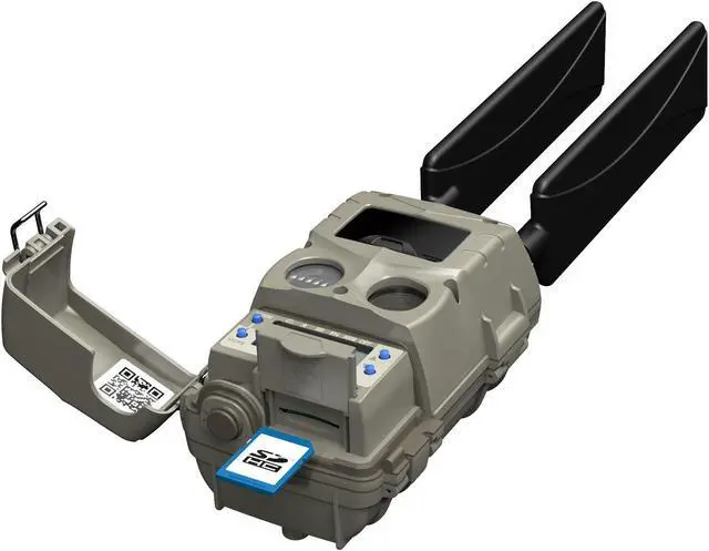 Alt view image 5 of 7 - Cuddeback Tracks Low-Glow Cell Camera w/Power Bank, Memory Card and Card Reader