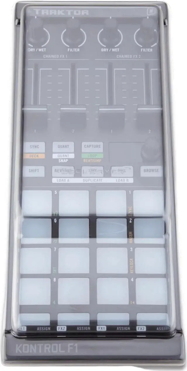 Alt view image 4 of 11 - decksaver ni kontrol x1/f1 smoked/clear cover dspckontrolx1f1