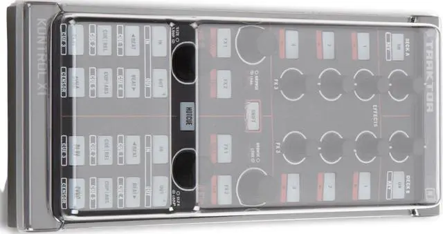 Alt view image 7 of 11 - decksaver ni kontrol x1/f1 smoked/clear cover dspckontrolx1f1