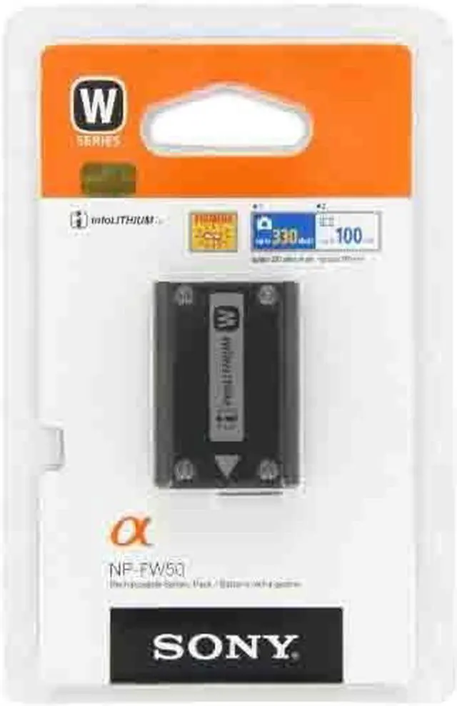 Alt view image 12 of 14 - Sony - NPFW50 - InfoLithium W Series Battery Pack